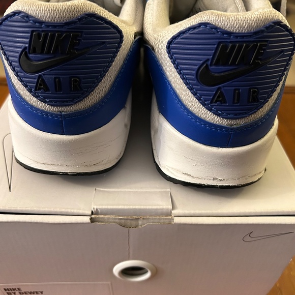 Men’s Nike Air Max 90 Blue/White - Picture 5 of 7